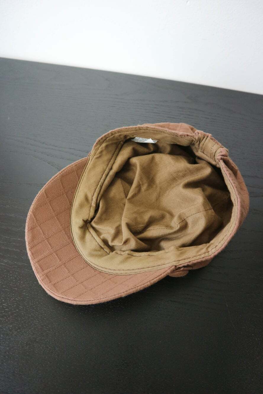 Cadet Style Vintage Pattern Y2K Military Cap - Picture 5 of 6